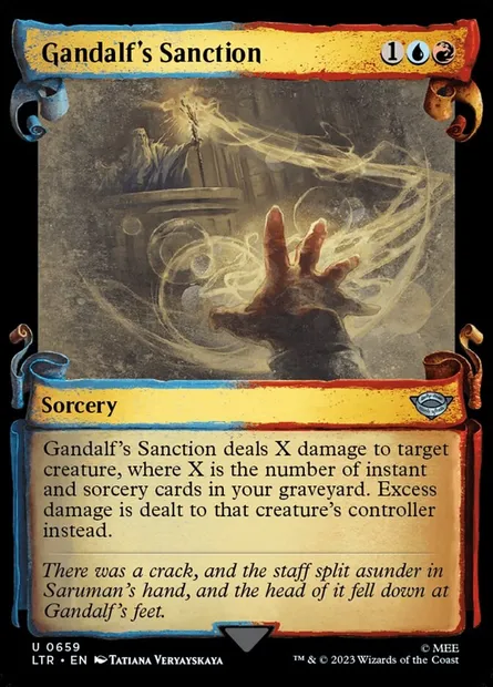 Gandalf's Sanction, Magic card LTR 659 — The Lord of the Rings: Tales of Middle-earth set