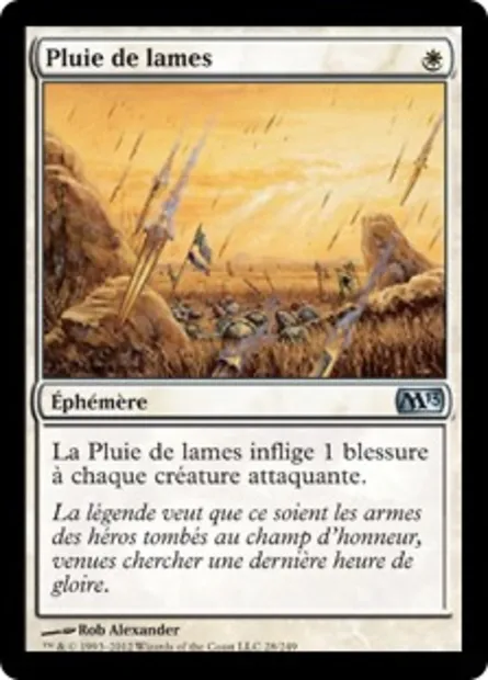 Pluie de lames, carte Magic M13 28 — extension Magic 2013
