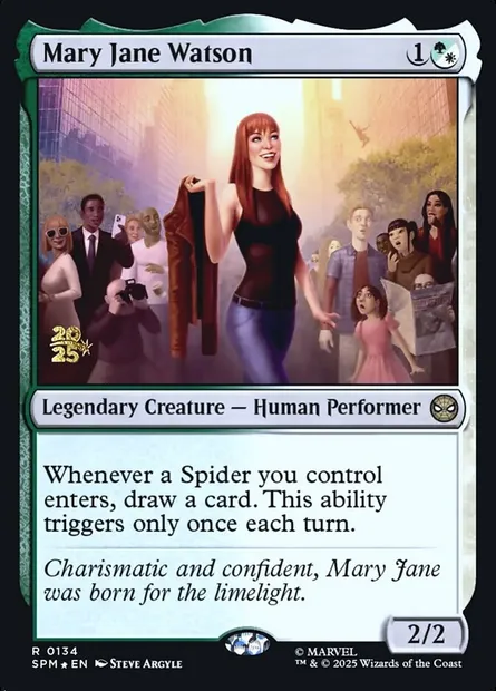 Mary Jane Watson, carte Magic PSPM 134s — extension Marvel's Spider-Man Promos