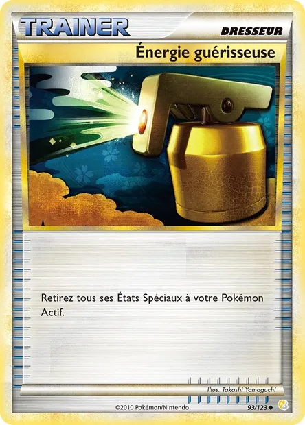 Énergie guérisseuse, carte Pokémon HS 93 — extension HeartGold SoulSilver