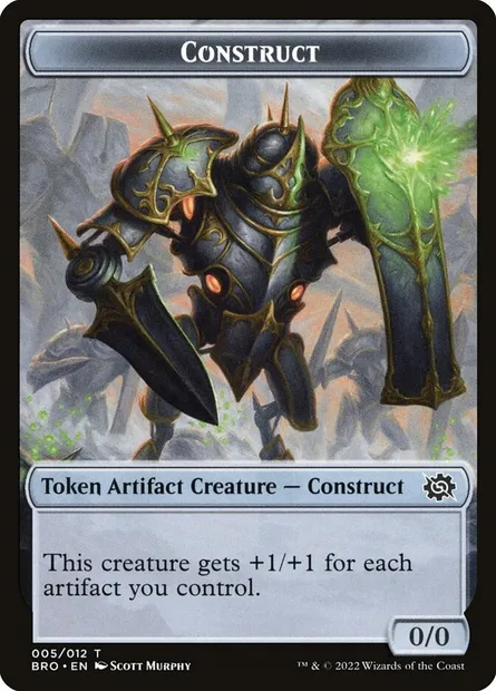 Construct, Magic card TBRO 5 — The Brothers' War Tokens set