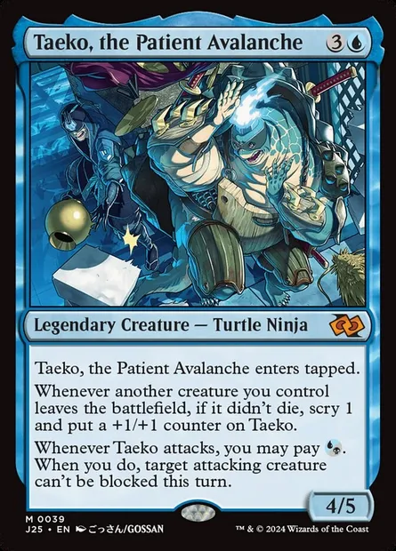 Taeko, the Patient Avalanche, Magic card J25 39 — Foundations Jumpstart set
