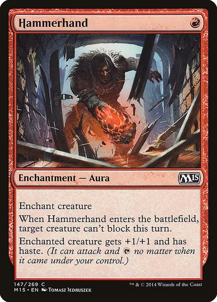 Hammerhand, Magic card M15 147 — Magic 2015 set