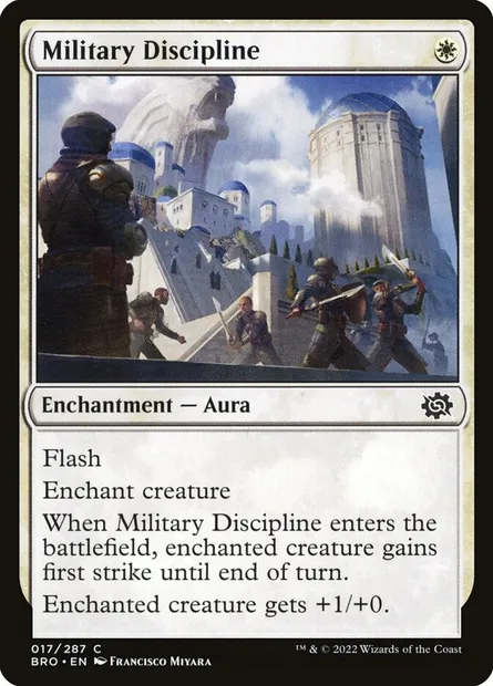 Military Discipline, Magic card BRO 17 — The Brothers' War set