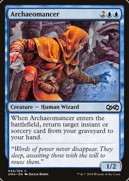 Archaeomancer, Magic card UMA 45 — Ultimate Masters set