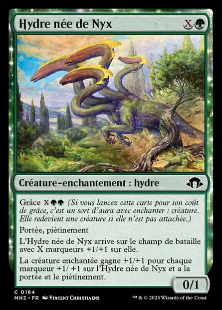 Hydre née de Nyx, carte Magic MH3 164 — extension Modern Horizons 3