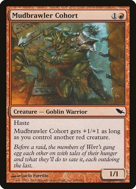 Mudbrawler Cohort, Magic card SHM 100 — Shadowmoor set