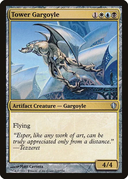 Tower Gargoyle, Magic card C13 223 — Commander 2013 set