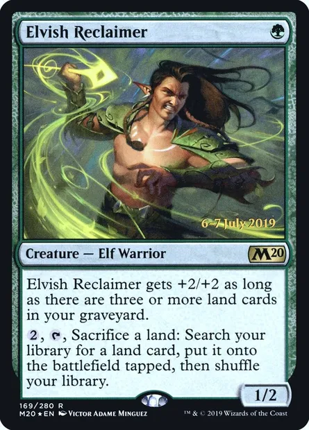 Recouvreur elfe, carte Magic PM20 169s — extension Core Set 2020 Promos