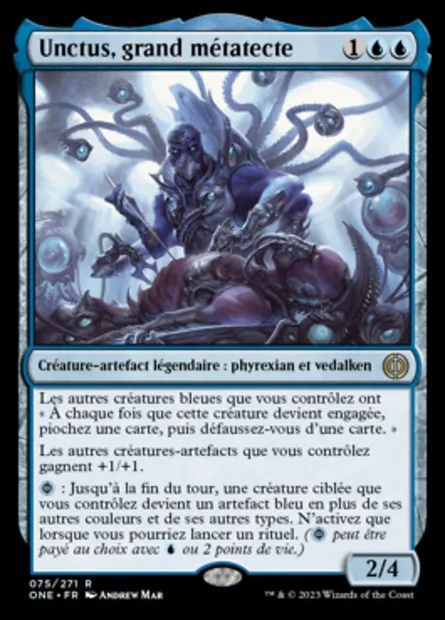 Unctus, grand métatecte, carte Magic ONE 75 — extension Tous Phyrexians