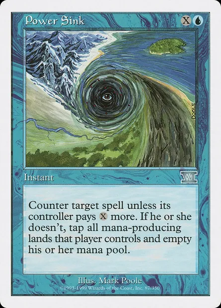 Power Sink, Magic card 6ED 87 — Classic Sixth Edition set