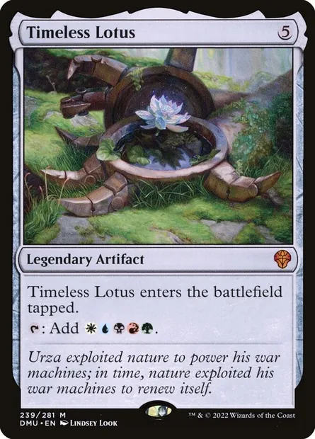 Timeless Lotus, Magic card DMU 239 — Dominaria United set