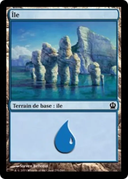 Île, carte Magic THS 235 — extension Theros