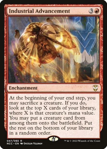 Industrial Advancement, Magic card NCC 47 — New Capenna Commander set