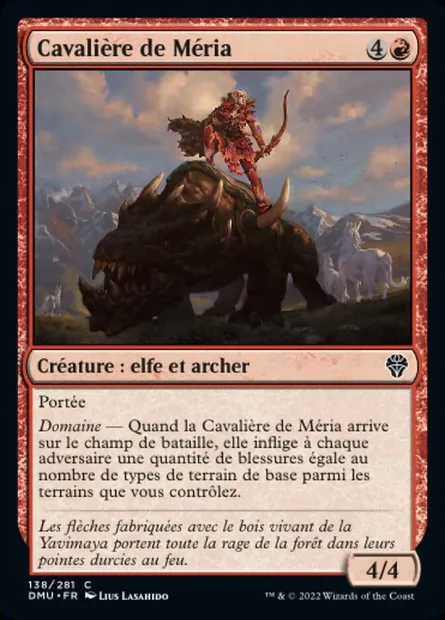 Cavalière de Méria, carte Magic DMU 138 — extension Dominaria Uni