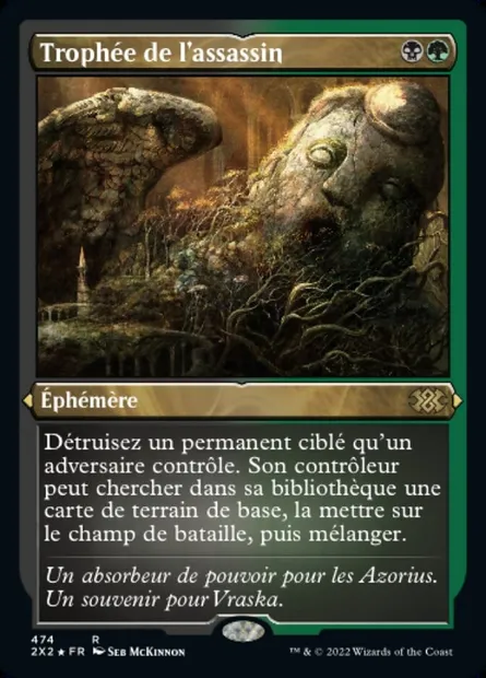 Trophée de l'assassin, carte Magic 2X2 474 — extension Double Masters 2022