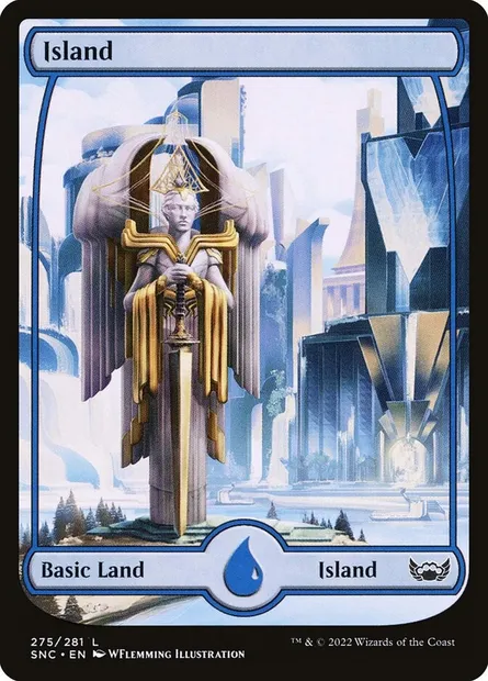 Island, Magic card SNC 275 — Streets of New Capenna set