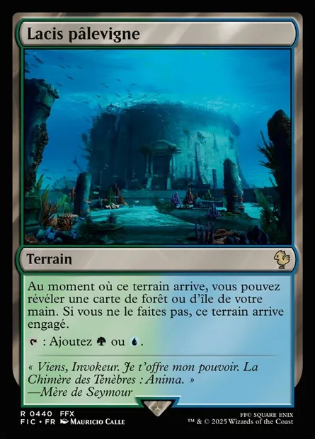 Lacis pâlevigne, carte Magic FIC 440 — extension Final Fantasy Commander