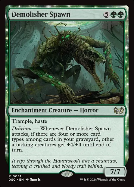 Demolisher Spawn, Magic card DSC 31 — Duskmourn: House of Horror Commander set