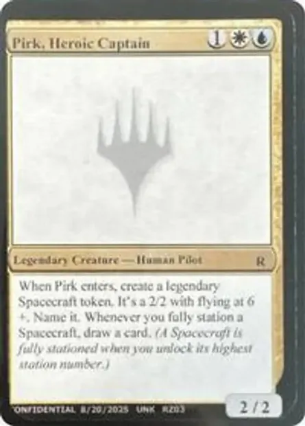 Pirk, Heroic Captain, Magic card UNK RZ03n — Unknown Event set