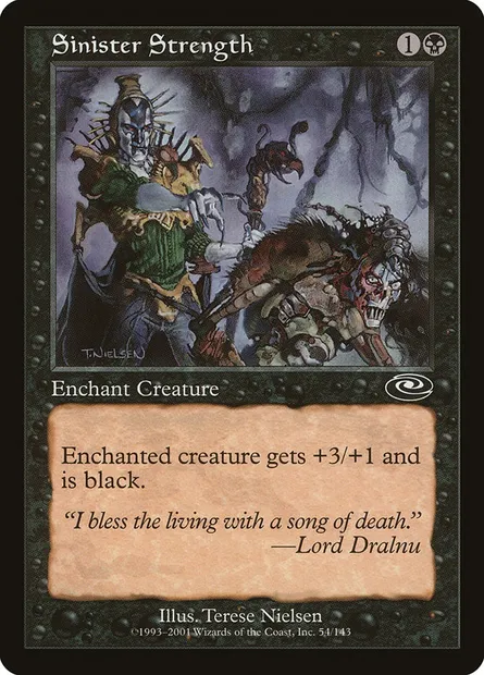 Sinister Strength, Magic card PLS 54 — Planeshift set