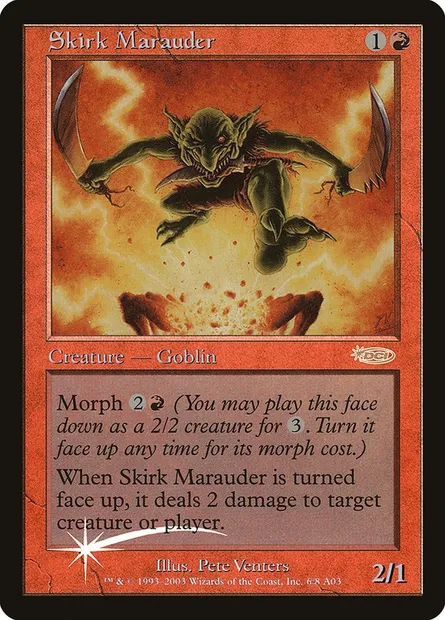 Skirk Marauder, Magic card PAL03 6 — Arena League 2003 set