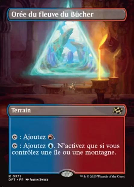 Orée du fleuve du Bûcher, carte Magic DFT 372 — extension Aetherdrift