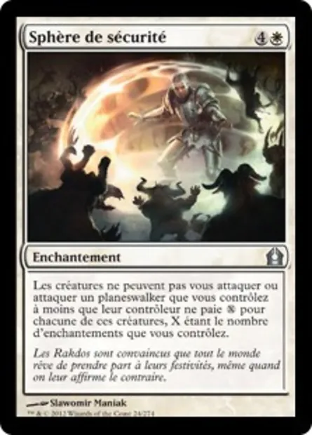 Sphère de sécurité, carte Magic RTR 24 — extension Retour à Ravnica