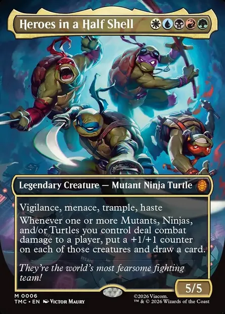 Heroes in a Half Shell, Magic card TMC 6 — Teenage Mutant Ninja Turtles Eternal set