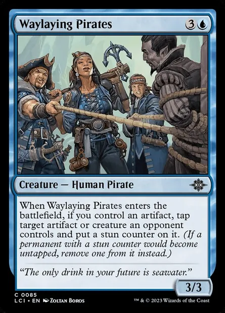 Waylaying Pirates, Magic card LCI 85 — The Lost Caverns of Ixalan set