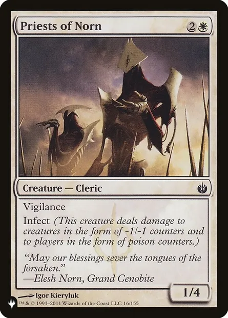 Prêtres de Norn, carte Magic PLST MBS-16 — extension The List