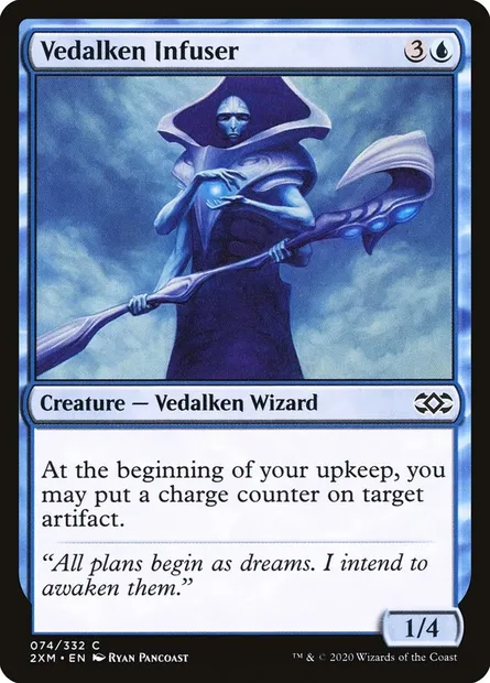 Vedalken Infuser, Magic card 2XM 74 — Double Masters set