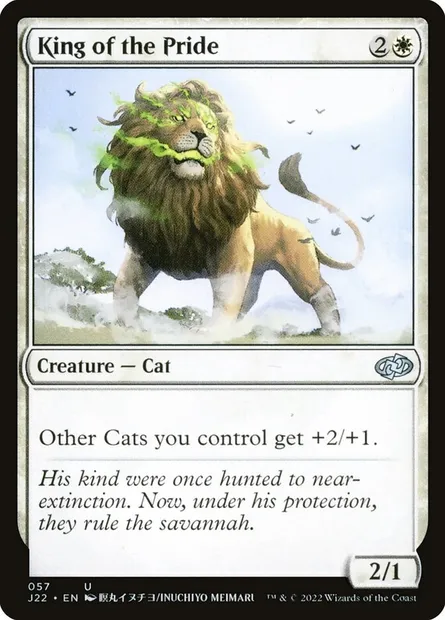 King of the Pride, Magic card J22 57 — Jumpstart 2022 set