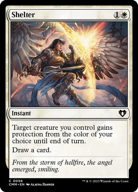 Shelter, Magic card CMM 56 — Commander Masters set