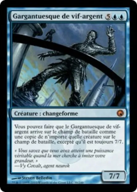 Gargantuesque de vif-argent, carte Magic SOM 39 — extension Cicatrices de Mirrodin