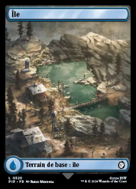 Île, carte Magic PIP 320 — extension Fallout