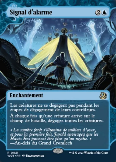 Signal d'alarme, carte Magic WOT 21 — extension Wilds of Eldraine: Enchanting Tales