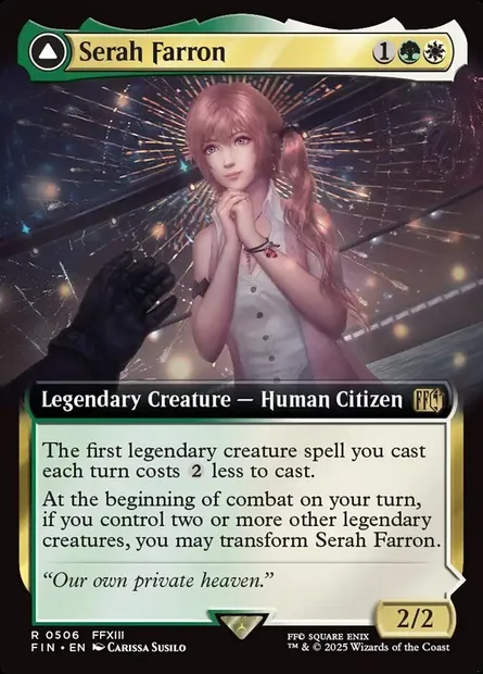 Serah Farron // Crystallized Serah, Magic card FIN 506 — Final Fantasy set
