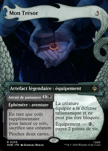 Mon Trésor // Allure of Power, carte Magic HOB 235 — extension The Hobbit