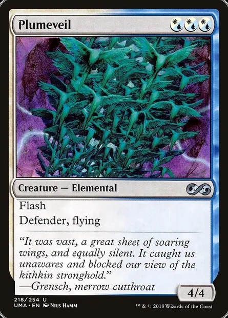 Plumeveil, Magic card UMA 218 — Ultimate Masters set