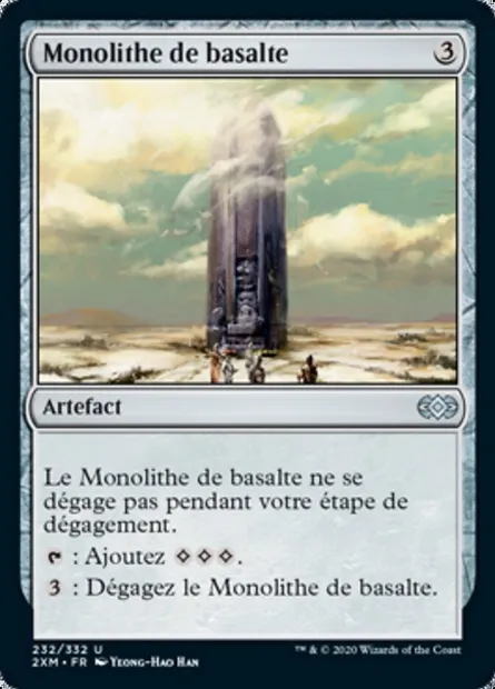 Monolithe de basalte, carte Magic 2XM 232 — extension Double Masters