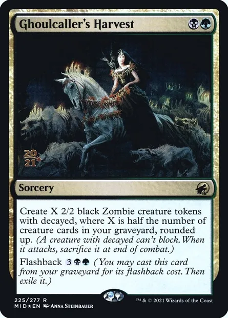 Ghoulcaller's Harvest, Magic card PMID 225s — Innistrad: Midnight Hunt Promos set