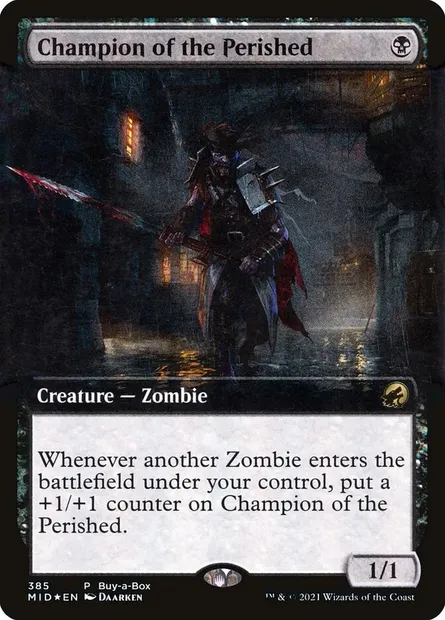 Champion of the Perished, Magic card MID 385 — Innistrad: Midnight Hunt set