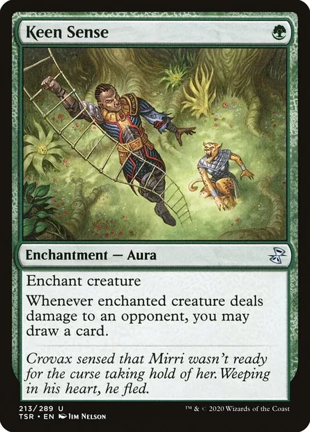 Keen Sense, Magic card TSR 213 — Time Spiral Remastered set