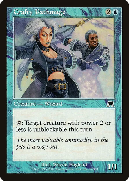 Crafty Pathmage, Magic card ONS 77 — Onslaught set