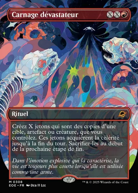 Carnage dévastateur, carte Magic EOE 308 — extension Edge of Eternities