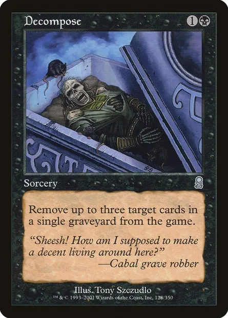 Putrescence, carte Magic ODY 128 — extension Odyssée
