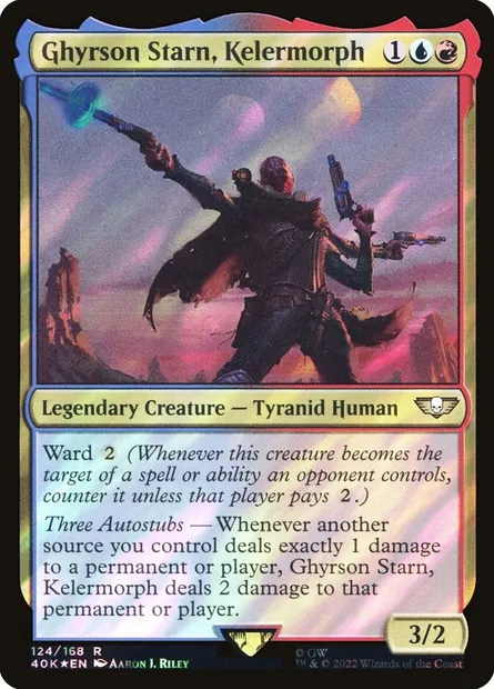 Ghyrson Starn, Kelermorph, Magic card 40K 124★ — Warhammer 40,000 Commander set
