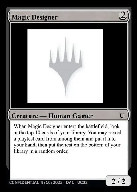 Magic Designer, Magic card UNK UC02 — Unknown Event set