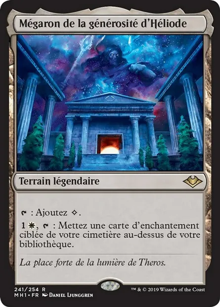 Mégaron de la générosité d'Héliode, carte Magic MH1 241 — extension Horizons du Modern